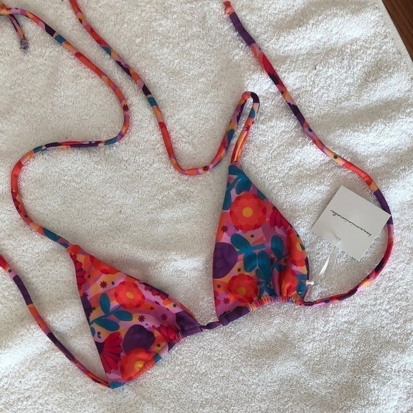 Bareminimale Forget Me Swim Top NWT - Picture 7 of 16